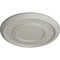 Ekena Millwork Federal Roped Large Ceiling Medallion (Canopies up to 7 3/4"), 17 3/8"OD x 1 1/8"P, Pot of Cream CM17FEPCF - alternate 4
